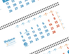 Блок календарный по индивидуальному дизайну